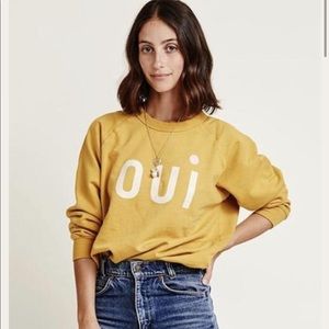 Clare V Oui Sweatshirt in Marigold